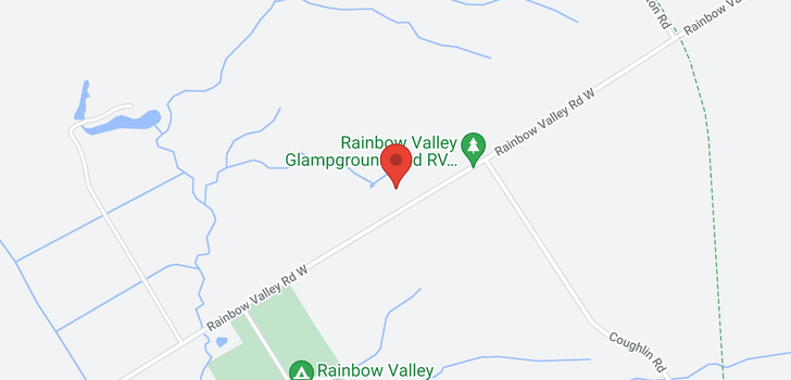 map of 1680 RAINBOW VALLEY Road W